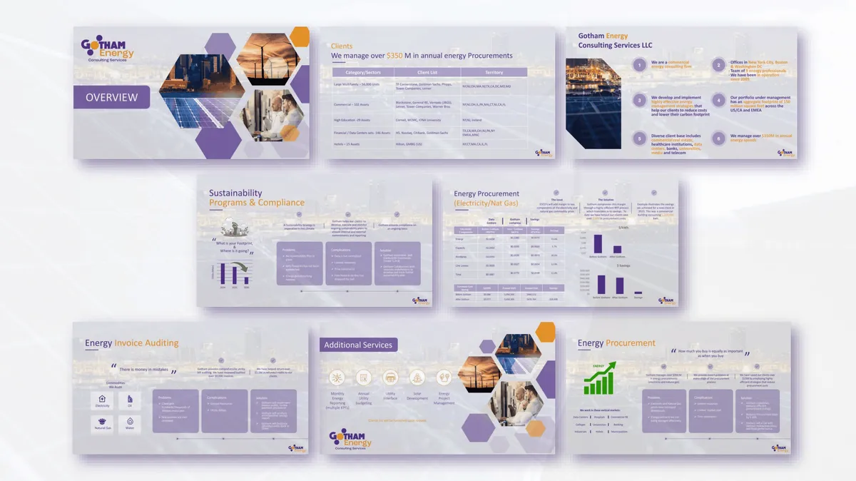 Business & Corporate — presentation design by Redesign Presentation