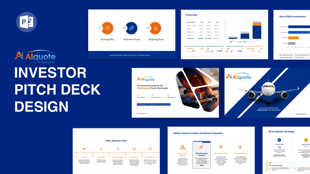 Investor Pitch Decks — presentation design by Redesign Presentation