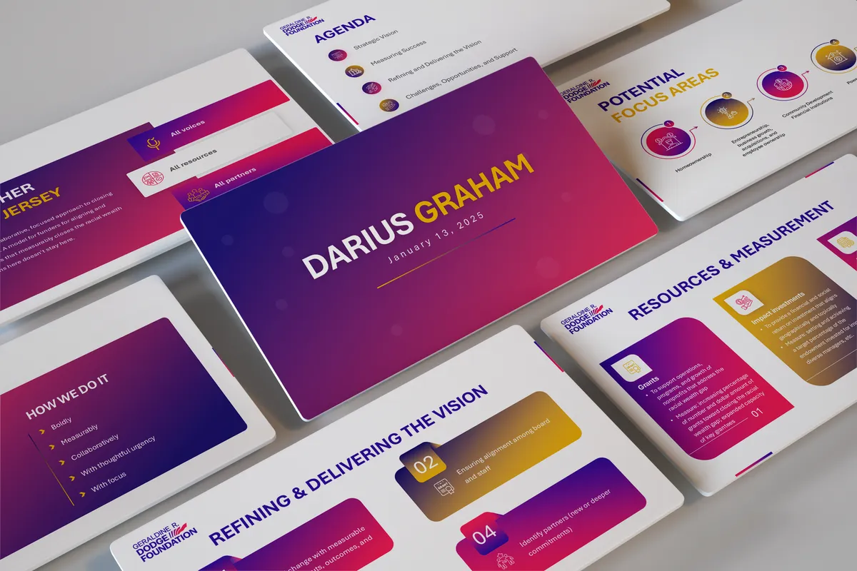 Nonprofit & Cause — presentation design by Redesign Presentation