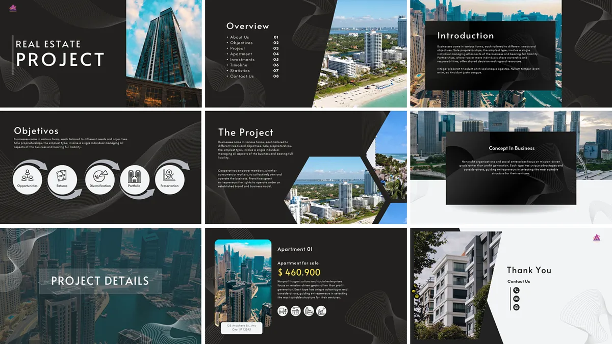 Real Estate — presentation design by Redesign Presentation